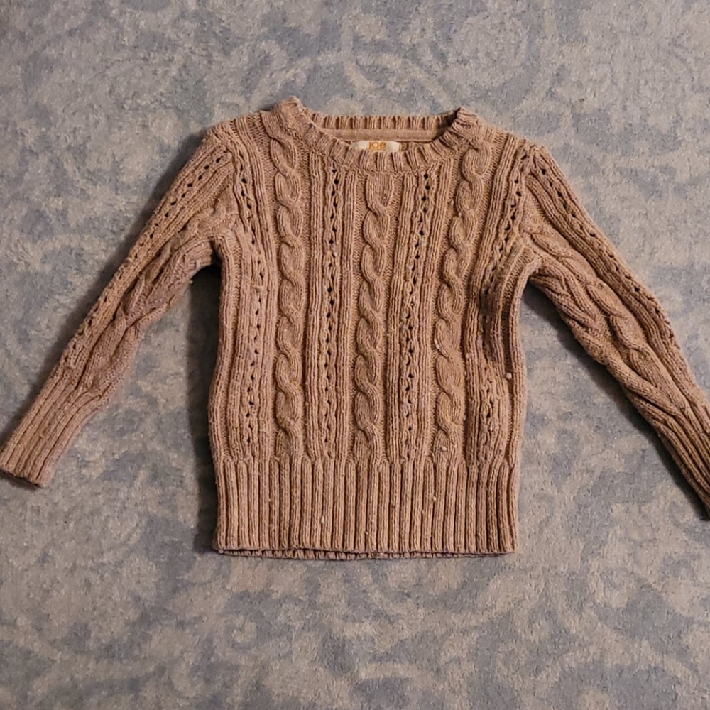 Tan knitted sweater